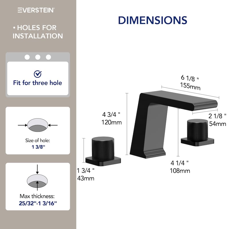 7-Spray Shower Faucet with 8 in. Widespread Double Handle Bathroom Faucet