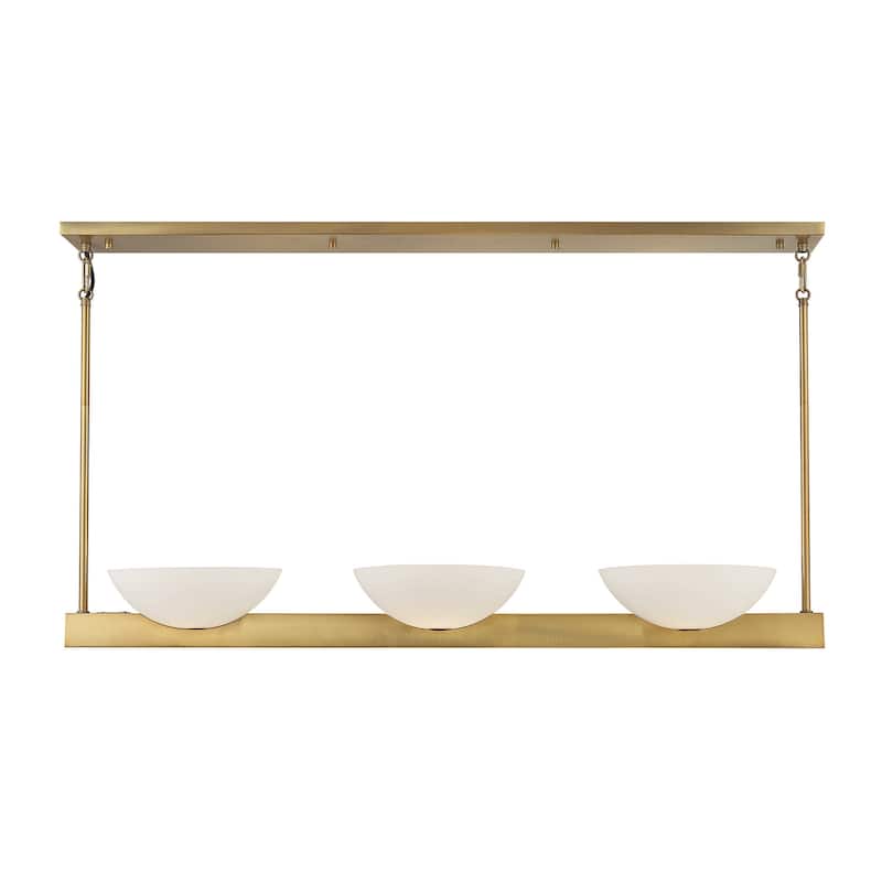 Savoy House 1-1614-3 Fallon 3 Light 45" Wide Linear Chandelier