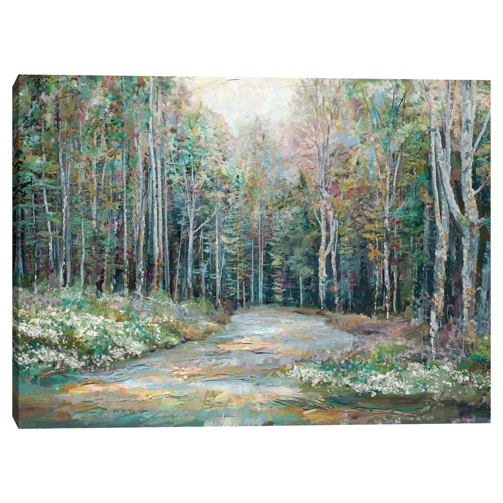 Spring Trail by Studio Arts Canvas Art Print