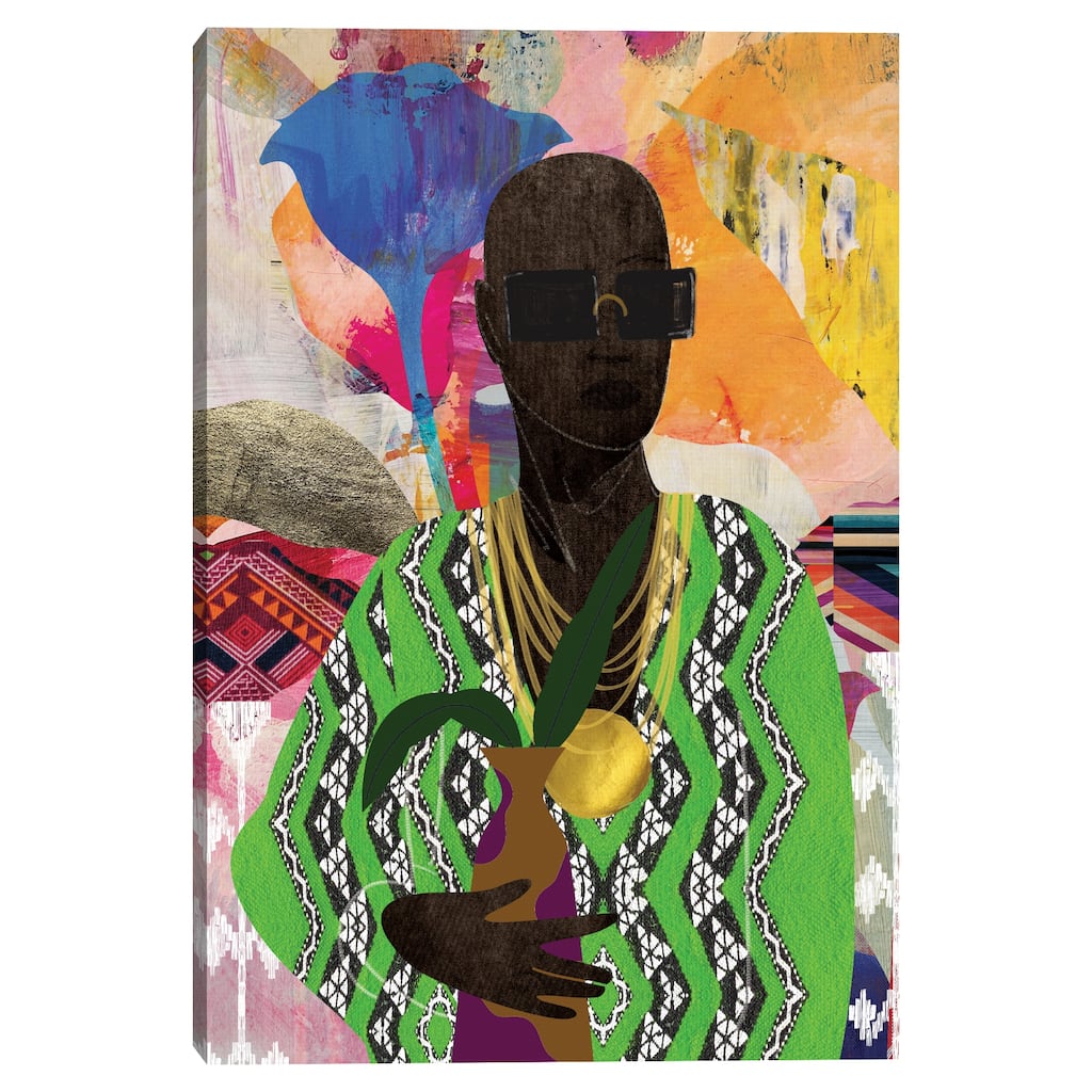 Modern Turban King 12 by Nikki Chu Canvas Art Print