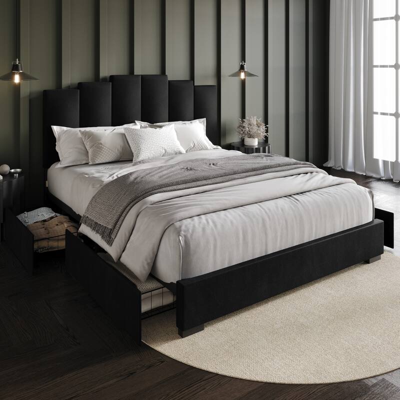 Yuma Upholstered Storage Platform Bed