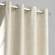 preview thumbnail 24 of 35, Exclusive Fabrics Vintage Thermal Cross Linen Weave Max Blackout Grommet Curtain (1 Panel)