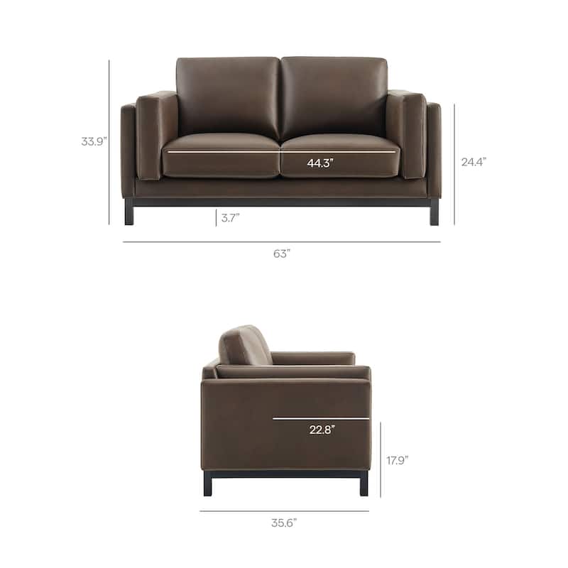 Roscoe 63 inch Upholstered Loveseat