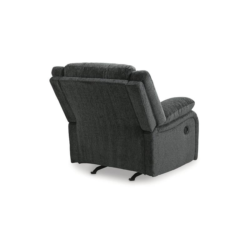 Draycoll Contemporary Rocker Recliner, Slate