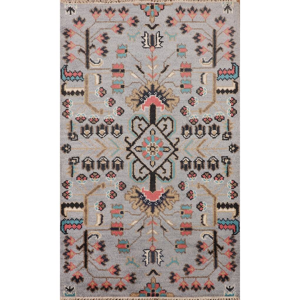 Ziegler Oriental Foyer Rug Hand-Knotted Wool Carpet - 3'0"x 4'11"