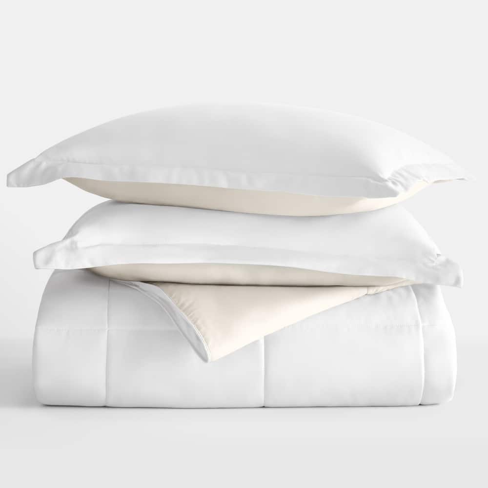 Simply Essential Down-Alternative Reversible Lightweight Comforter Microfiber