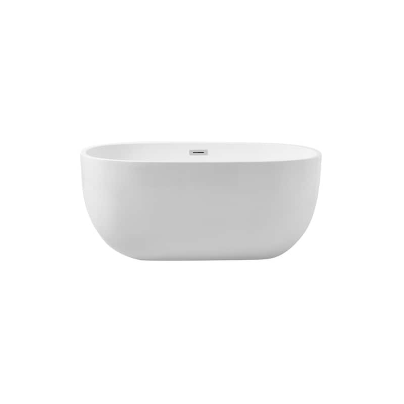 Adler Soaking Bathtub in Glossy White