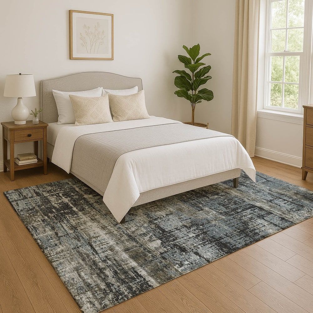 Premium Washable Super Soft Modern Hatch Mayfield Rug