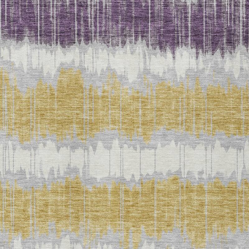 HomeRoots Striped Transitional Rectangle Outdoor Rug