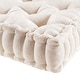 preview thumbnail 4 of 32, Intelligent Designs Charvi Chenille Square Floor Pillow