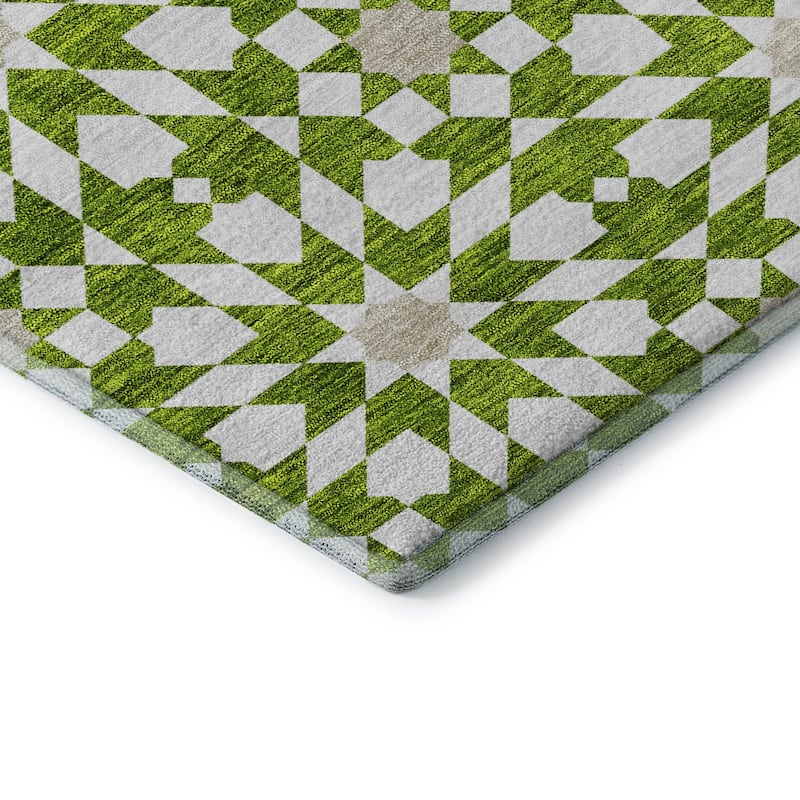 Premium Washable Super Soft Modern Mosaic Mayfield Rug