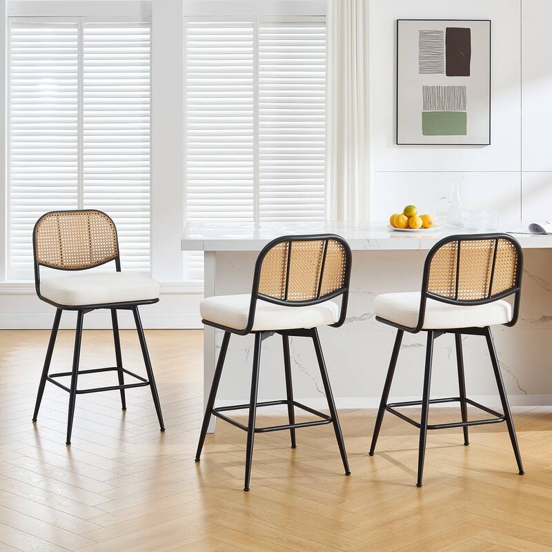 26"/29" Counter Height Swivel Bar Stools Set of 2/3/4