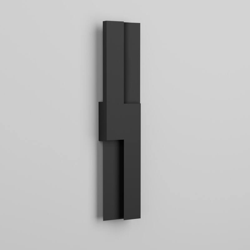 Modern 36W Black Integrated LED Outdoor/Indoor Wall Sconce 23.6inch