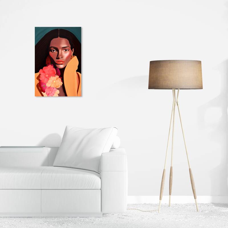 Wynwood Studio Fashion and Glam Glamorama IV Gold and Amber Glam Wall Art Canvas Print - 24 x 16