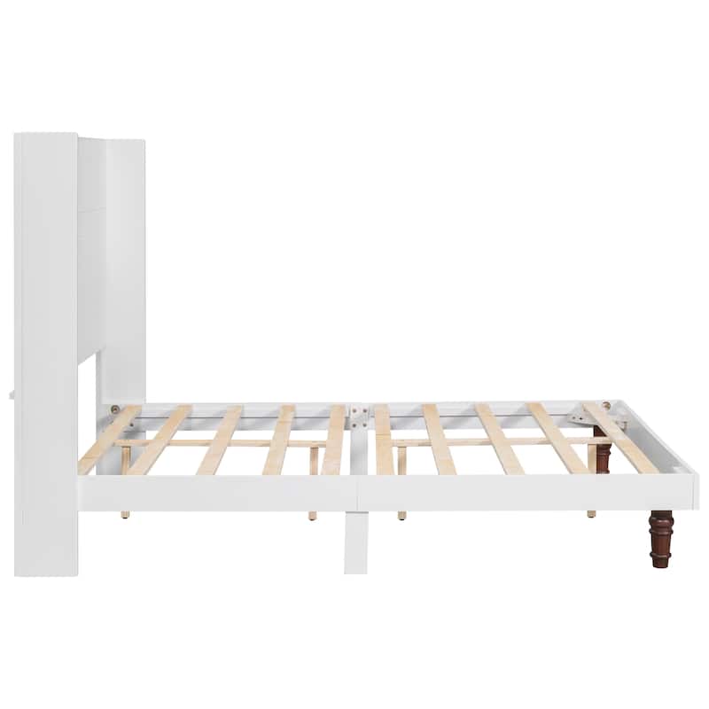 Stylish High Headboard Bed