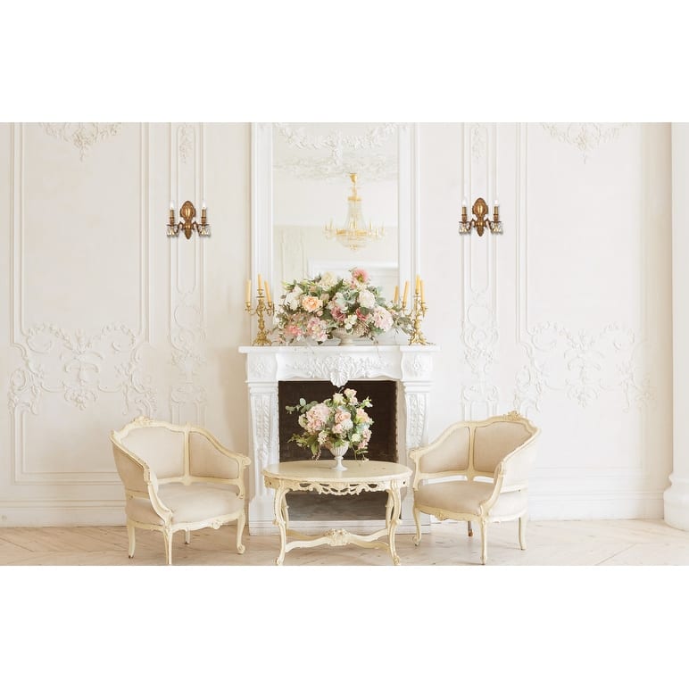 Fleur Illumination Collection Wall Sconce D:10in H:11.5in E:7.5in Lt:2 French Gold Finish (Royal Cut Crystals)