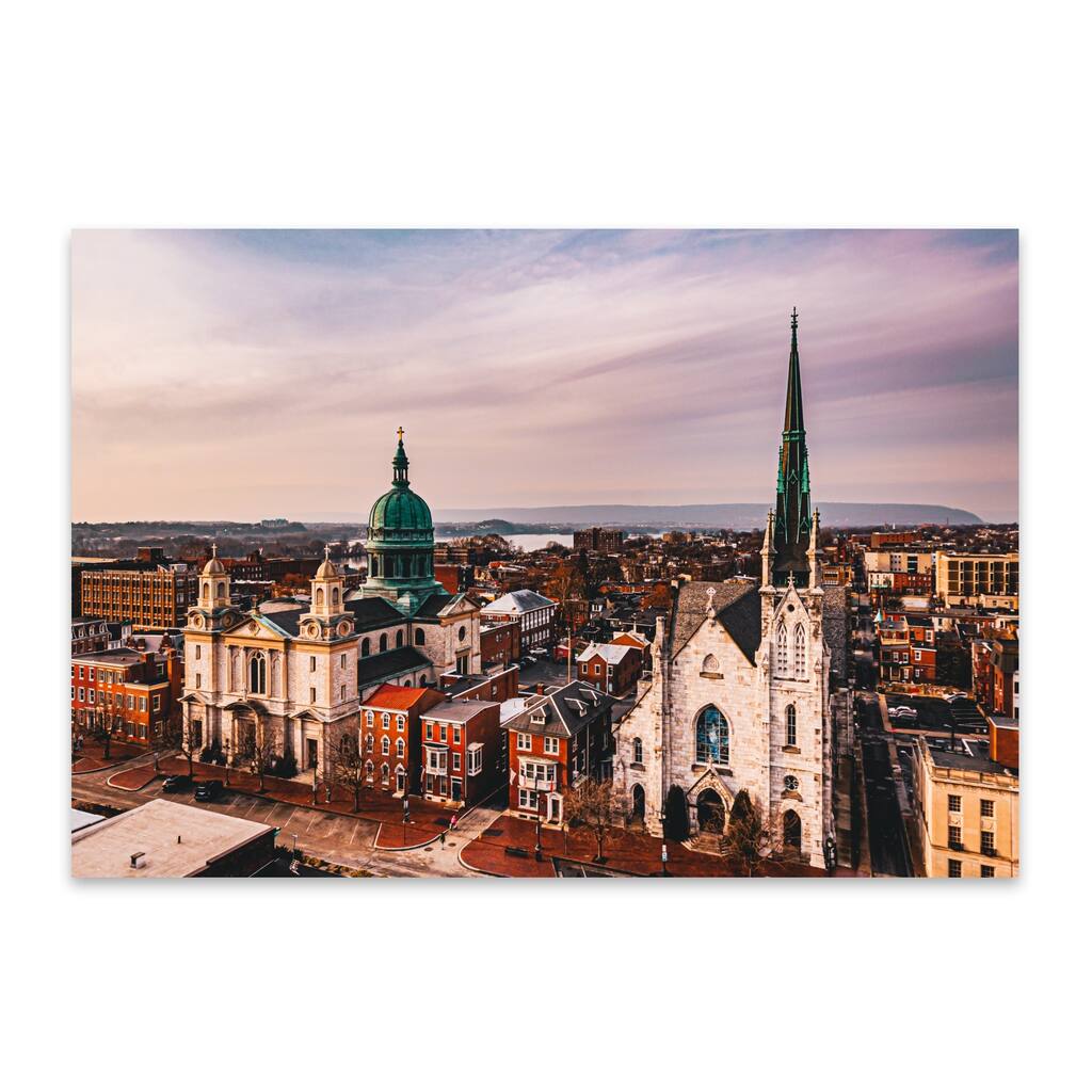 Harrisburg Pennsylvania Architecture Metal Wall Art Print