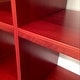 preview thumbnail 5 of 5, John Louis Home Solid Wood 4 Cube Storage Organizer Red Mahogany
