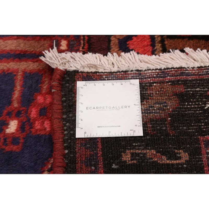 ECARPETGALLERY Hand-knotted Andelz Red Wool Rug - 3'7 x 9'10