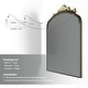 preview thumbnail 6 of 26, Arched Vintage Wall Mirror and Metal Frame Baroque Style Bathroom Vanity Mirror