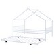 preview thumbnail 30 of 81, Metal house bed with trundle