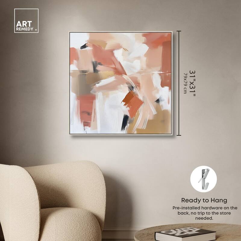 Rose and Rust I Canvas by Art Remedy