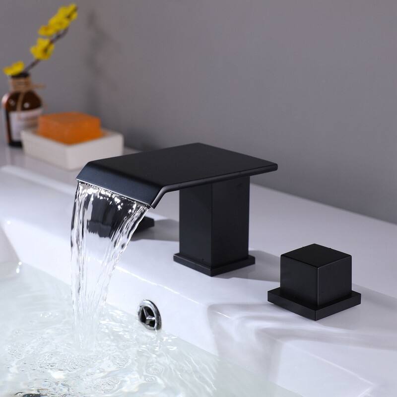 Waterfall Bathroom Faucet Single Lever One Hole Lavatory Sink Faucet