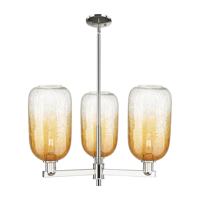 Innovations Lighting Downtown Urban - Brookhaven Cloche - 3 Light 18" Stem Hung Chandelier