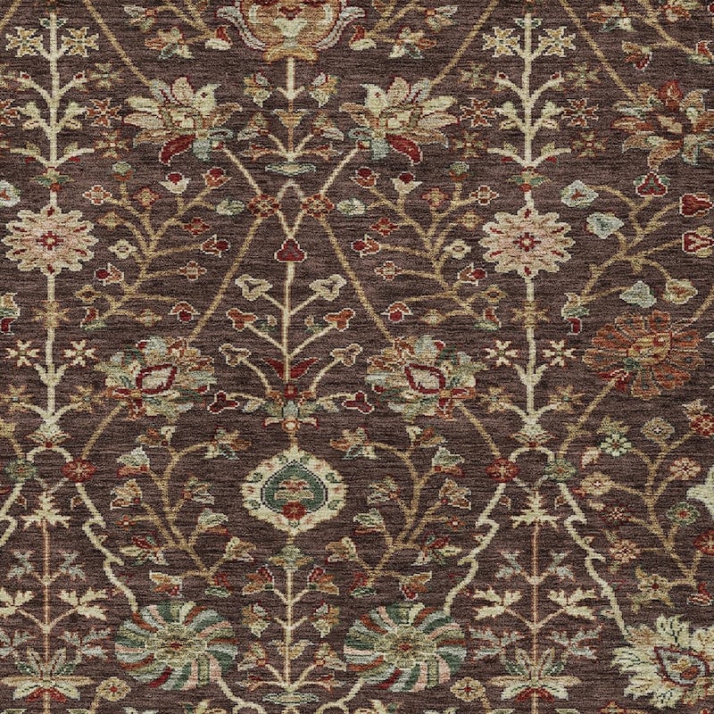 HomeRoots Floral Transitional Rectangle Outdoor Rug