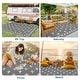 preview thumbnail 23 of 43, Garvee Cross Pattern Waterproof Reversible Outdoor Patio Rug