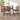Dannon Mid-Century Modern Fabric and Wood 5-Piece Pub Set