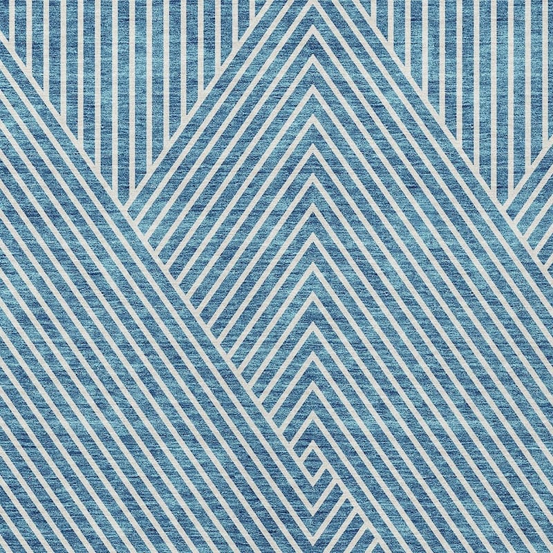 HomeRoots Geometric Transitional Rectangle Outdoor Rug