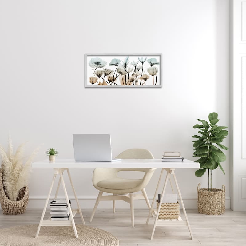 Stupell Mixed X-Ray Flowers Framed Giclee Art Design by Albert Koetsier