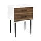 preview thumbnail 63 of 65, Middlebrook Notto Mid-Century 2-Drawer Nightstand
