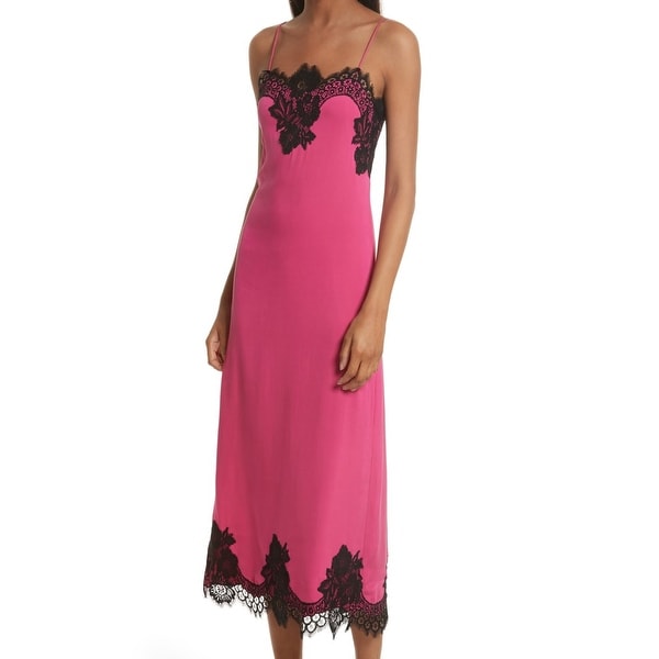 alice and olivia pink dress