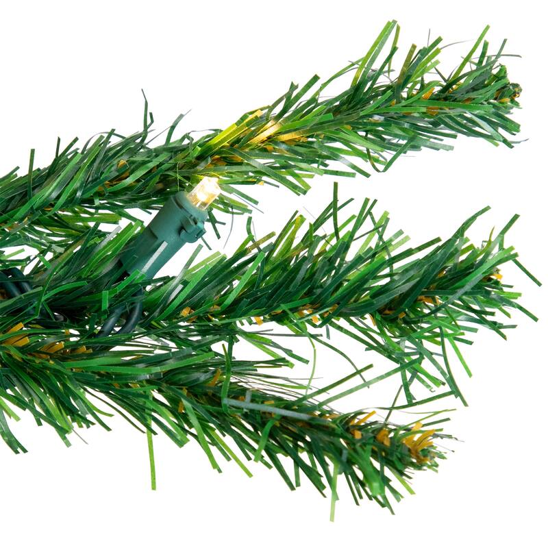 2' Medium Mixed Classic Pine Artificial Christmas Tree Warm White LED - 2 Foot