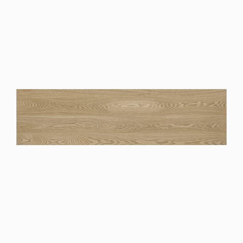 Roomfitters Modern Console Table with Arch Cutout Design, Ash Veneer Entryway Accent Table with Shelf