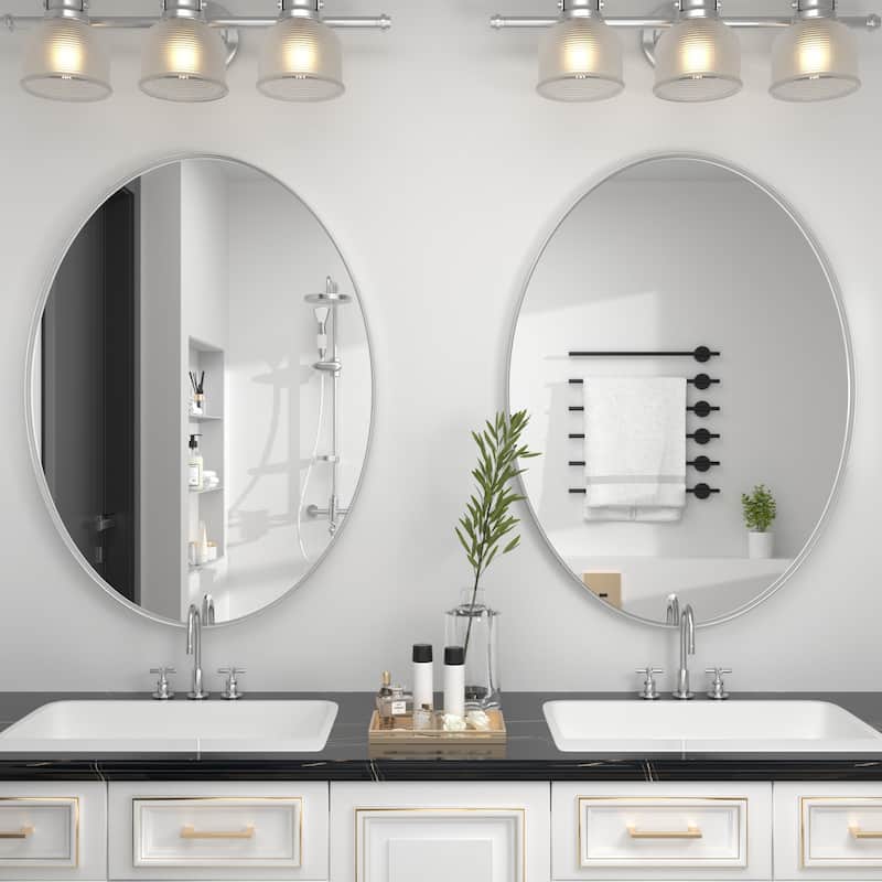 Modern Wall Mirrors Bedroom Mirrors Vanity Mirror with Iron Framed(1 Piece）