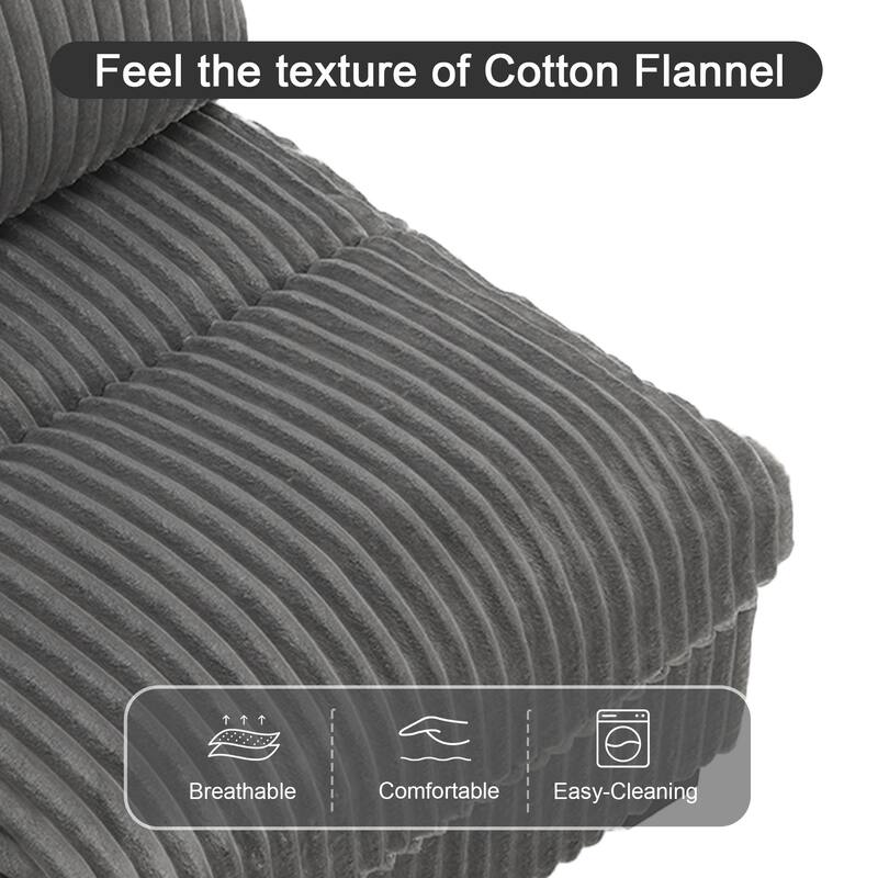 Plush Faux Fur Accent Sofa Chair