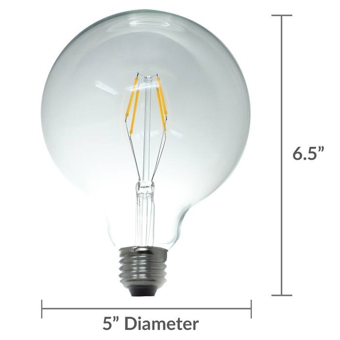 120V 35ft Giant Globe LED Patio 7 String Light Dimmable Outdoor Light - 7-35