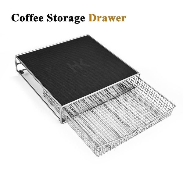 Hk Coffee Storage Drawer Holder Organizer W Rack Mat For Hk Coffee Storage Drawer Holder Organizer W Rack Mat For Keurig 36kcuppods Tea Makers