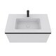 preview thumbnail 13 of 39, Margi 32" Wall-Mount Bathroom Vanity & Basin Set - Stripes