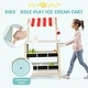 preview thumbnail 8 of 19, Costway Kids Ice Cream Cart Wooden Toddler Farmers Market Stand with - See Details