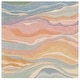 preview thumbnail 18 of 21, SAFAVIEH Handmade Rodeo Drive Bjarndis Mid-Century Modern Wool Rug 4' Square - Blue/Blush - Square