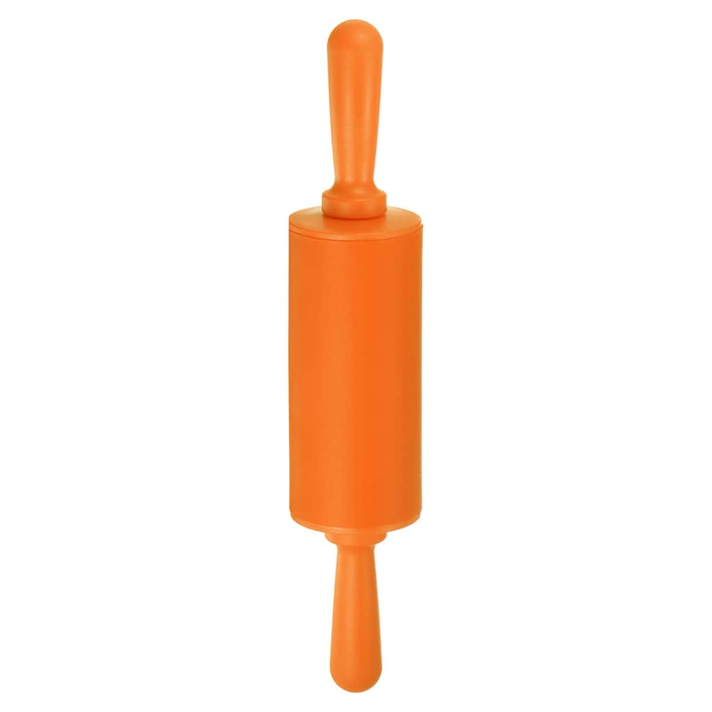 Silicone Rolling Pins for Baking 23.5cm x 4.2cm Roller Orange
