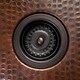 preview thumbnail 9 of 13, 33-in Hammered Copper Kitchen 70/30 Double Basin Sink with Short 5-in Divider w/ Accessories (KSP3_K70DB33199-SD5)