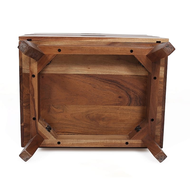 Farmhouse Solid Wood Nightstand