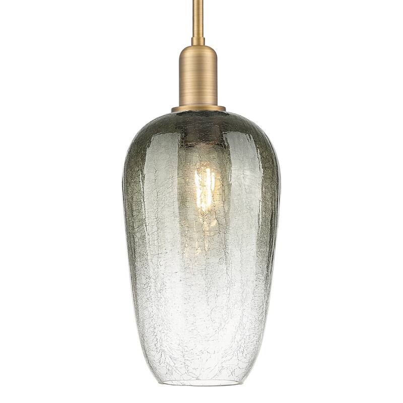Innovations Lighting 716-1S-G484-7SL Brookhaven Flute 7" Wide Mini - Brushed Brass