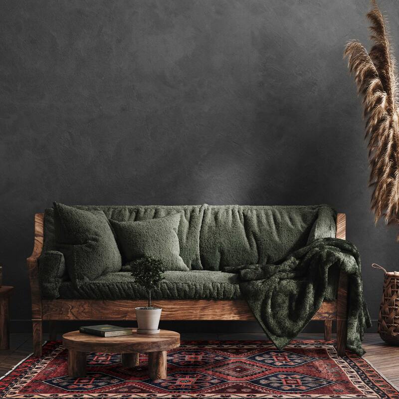 ECARPETGALLERY Hand-knotted Konya Anatolian Red Wool Rug - 4'10 x 6'0