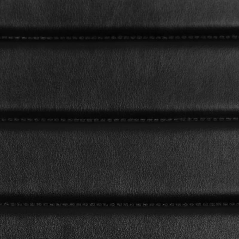 Mid-Back Armless LeatherSoft Contemporary Ribbed Executive Swivel Office Chair